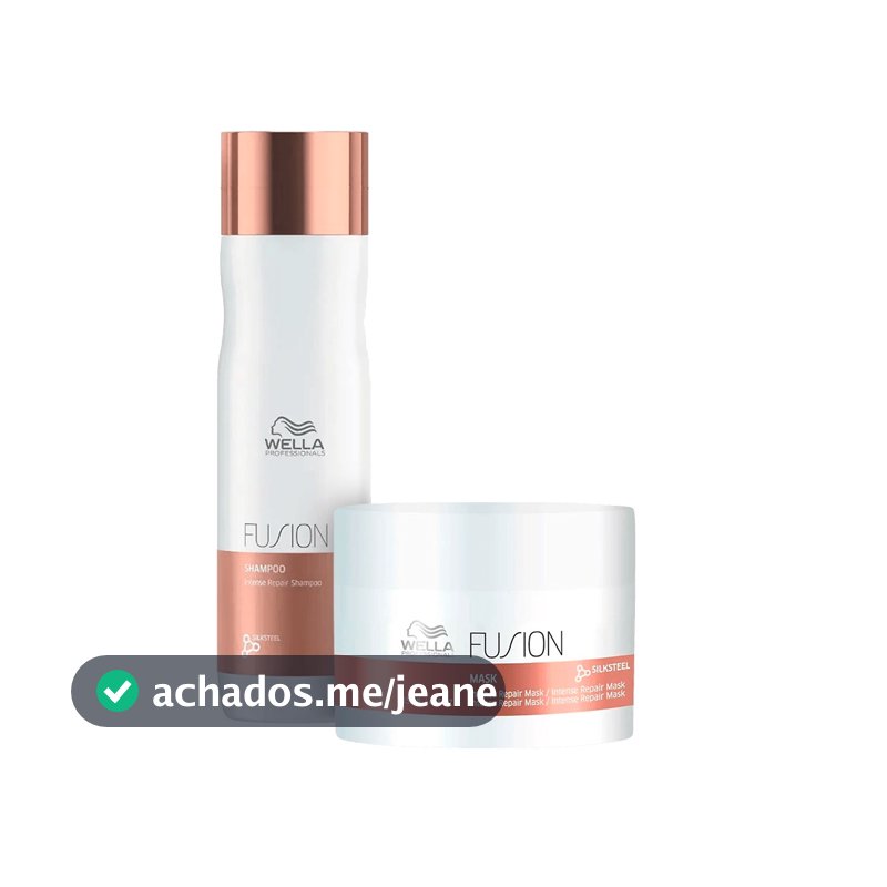 Kit Fusion Shampoo & Máscara - Wella Professionals