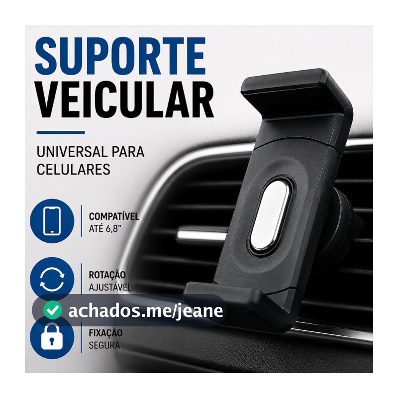 Suporte Veicular Universal Articulado Para Celular Uber 99 taxi gps Automóvel Para Saída Ar