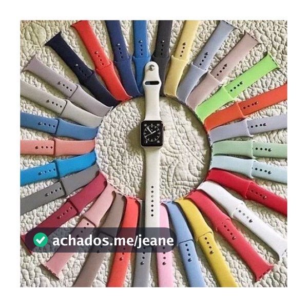Pulseira de silicone para Smartwatch 44mm 40mm 38mm 42mm cinto de borracha smartwatch pulseira iwatch