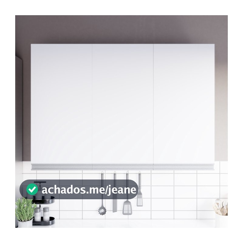 Armário Aéreo 3 Portas Cozinha Quarto Varanda