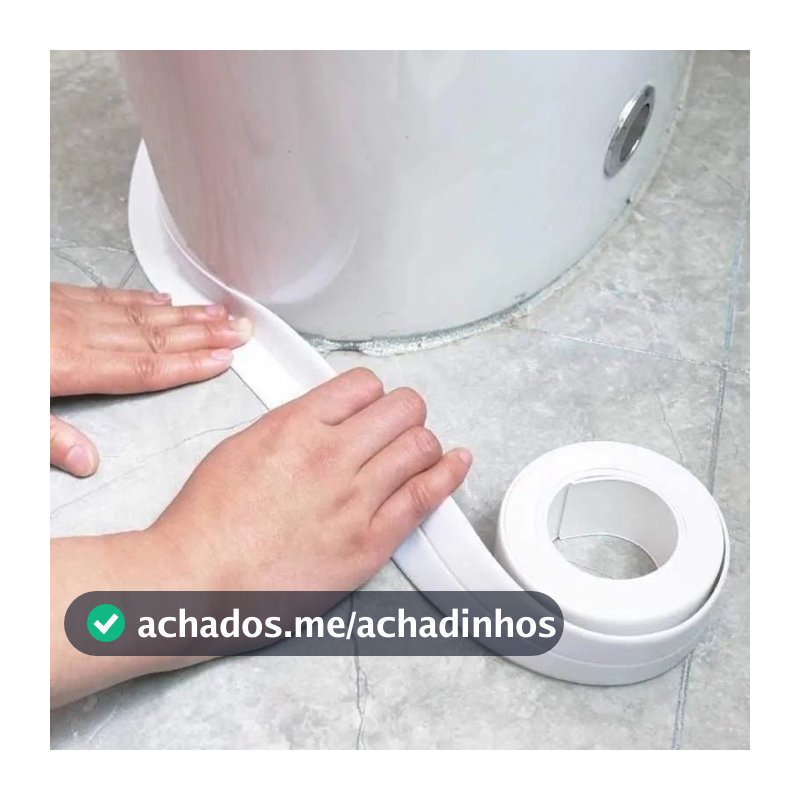 1/2 Fita Selante De Pvc 1M 3M 5M 10M À Prova D 'Água Para Cozinha / Banheiro / Banheira