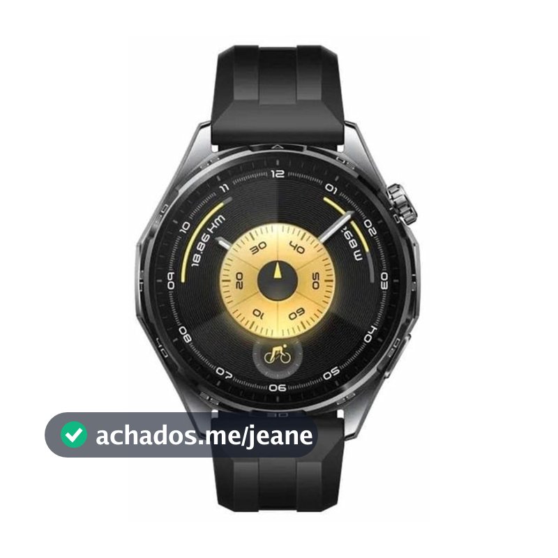 Smartwatch Huawei Watch GT 6 46mm, Esportes, Bateria Até 21 Dias, Bem-Estar Emocional Preto