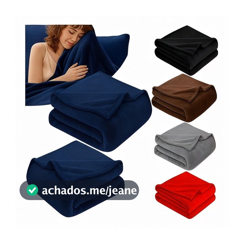 Manta Casal Antialergica Fleece Microfibra 2,00 x 1,80 mt