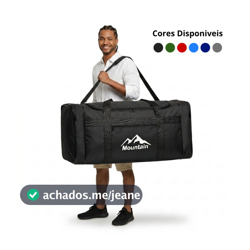 Bolsa De Viagem Extra Grande 100l Sacola Egg Enorme Gigante Resistente Entrega Rapida 23kg Atacado