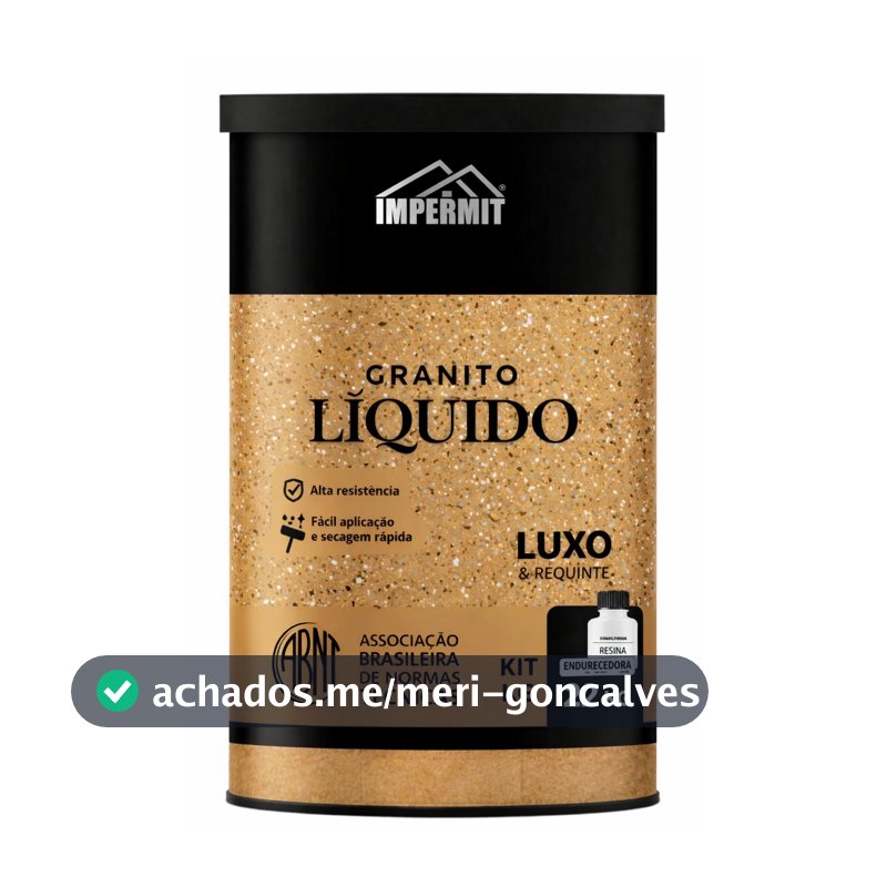 Granito liquido revestimento emalagem promoçional KIT 22kg IMPERMIT