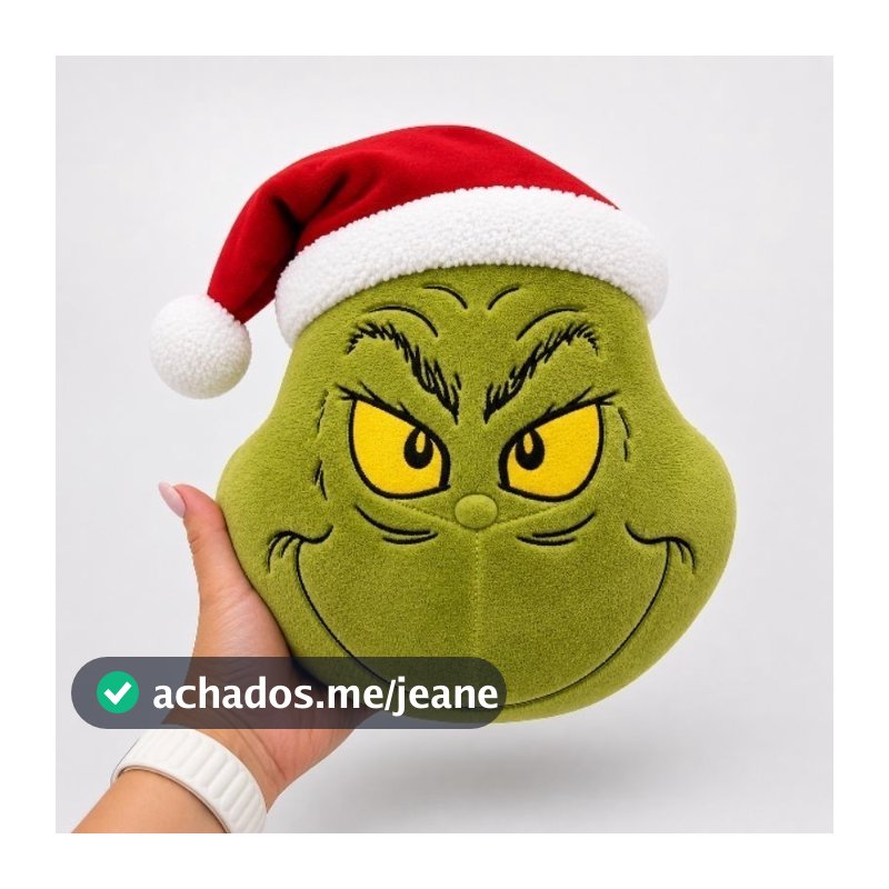 Almofada Decorativa Natal Grinch 30cm Temáticas