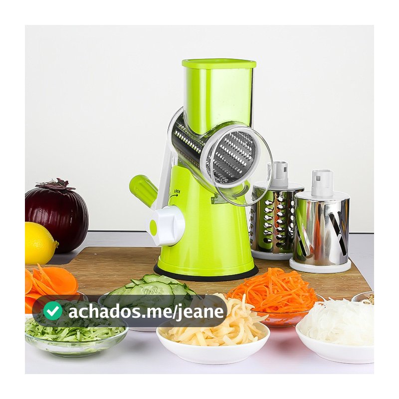 Cortador YY063 Fatiador Legumes tabletop 3 Laminas inox Verduras Ralador Ralador Verdura Legumes