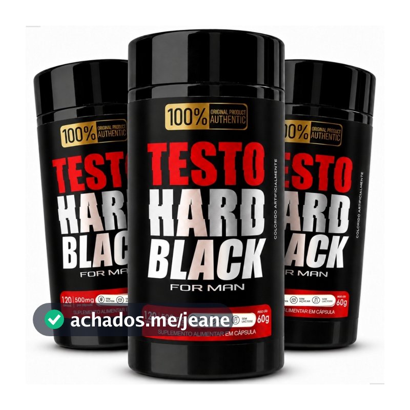 3x Testo Hard Energia Pre Treino Suplemento Boro E Feno Grego For Man Testo Hard