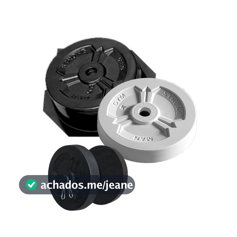 Forma Para Fabricação De Anilhas E Halteres Em Cimento AN0400 23cm...