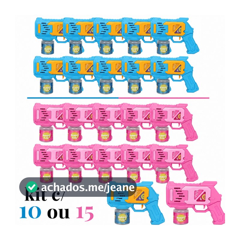 Kit c/10/15 Lança Bolhas de Sabão com Luz Brinquedo Infantil Arminha de Bolha Diversão Crianças festas e Casamento