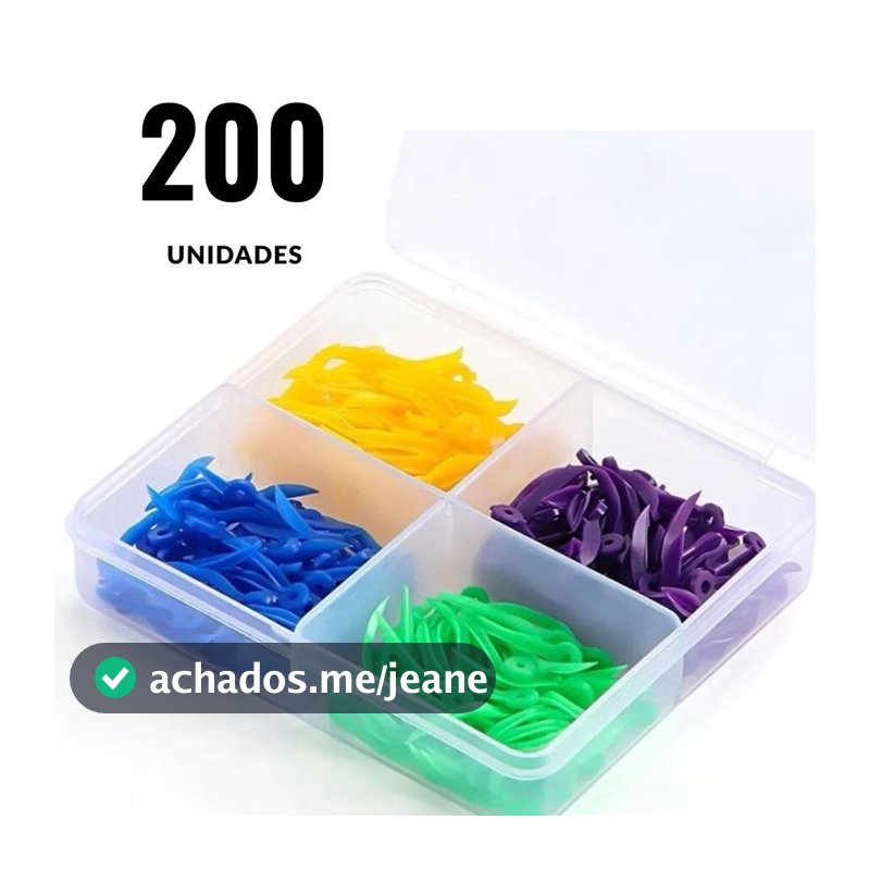 kit de Cunhas Interproximais de Plástico 200 unidades dental descartaveis bocal
