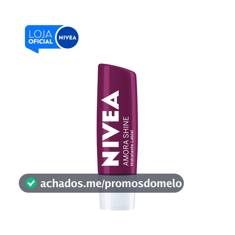 NIVEA Hidratante Labial Amora Shine 4,8g