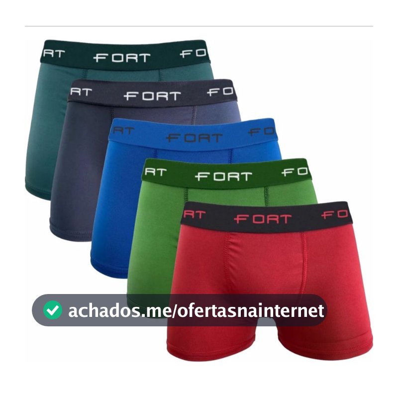 Kit Com 10 ou 5  Cuecas Boxer De Algodão Cotton Adulto