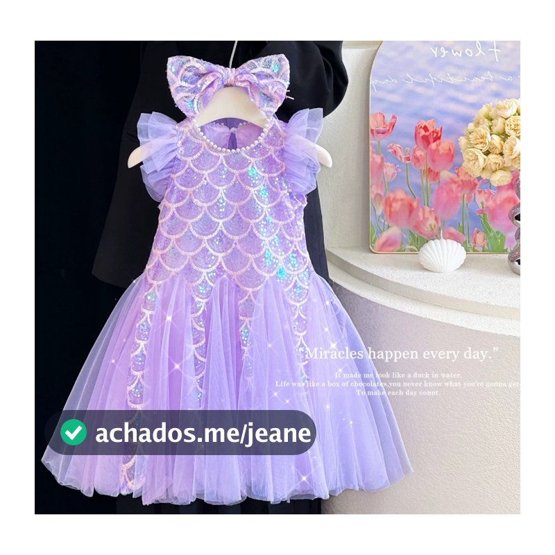 Vestido feminino sereia malha manga voadora vestido princesa