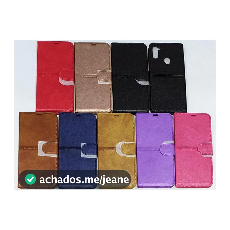 Capa Capinha Carteira Compatível Com A11 Com Porta Cédulas