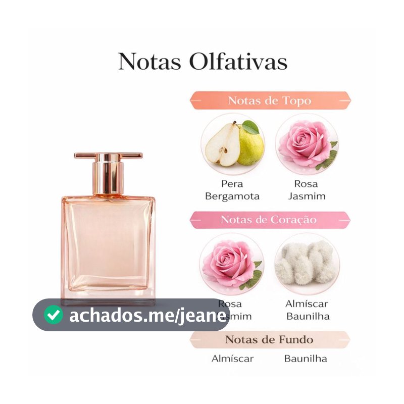 Perfume feminino doce cremoso miniatura Perfume e Fragrância Importada 30ml