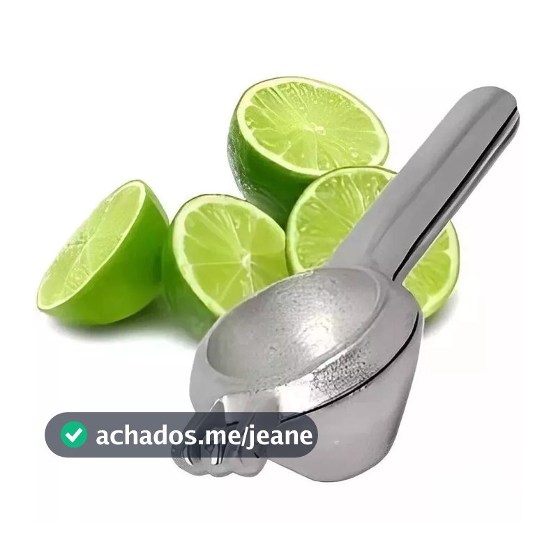 Espremedor de Limão Manual em Alumínio Resistente Antiferrugem para Sucos Caipirinha e Drinks