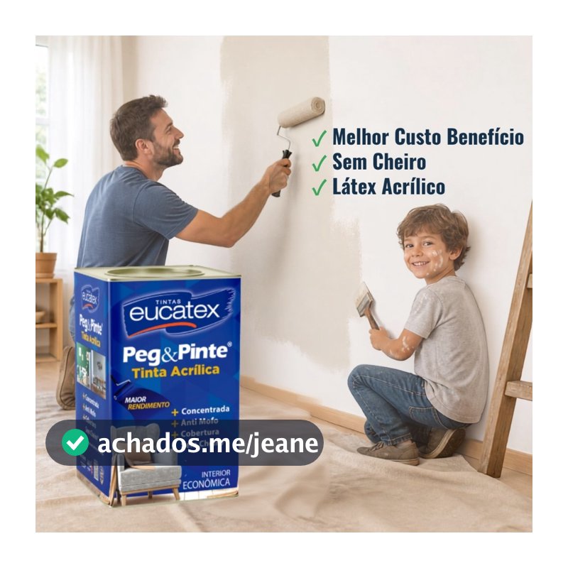 Tinta Latex Antimofo Acrílica Econômica Sem Cheiro Peg Pinte 18 Litros