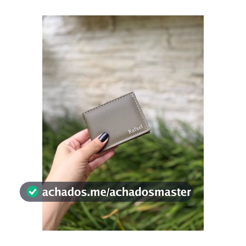 Kit 10 Unidades Carteira Masculina MINI Slim Pequena E Compacta  Personalizada Com Nome Ou Iniciais