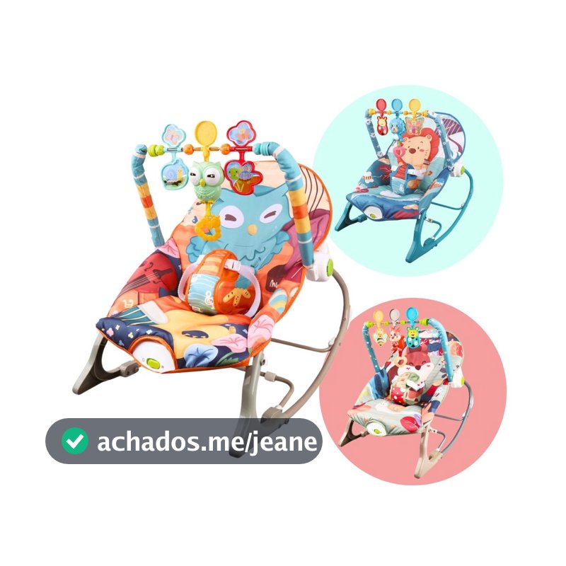 Cadeira de Descanso e Balanço Bebê Musical Funtime Maxi Baby