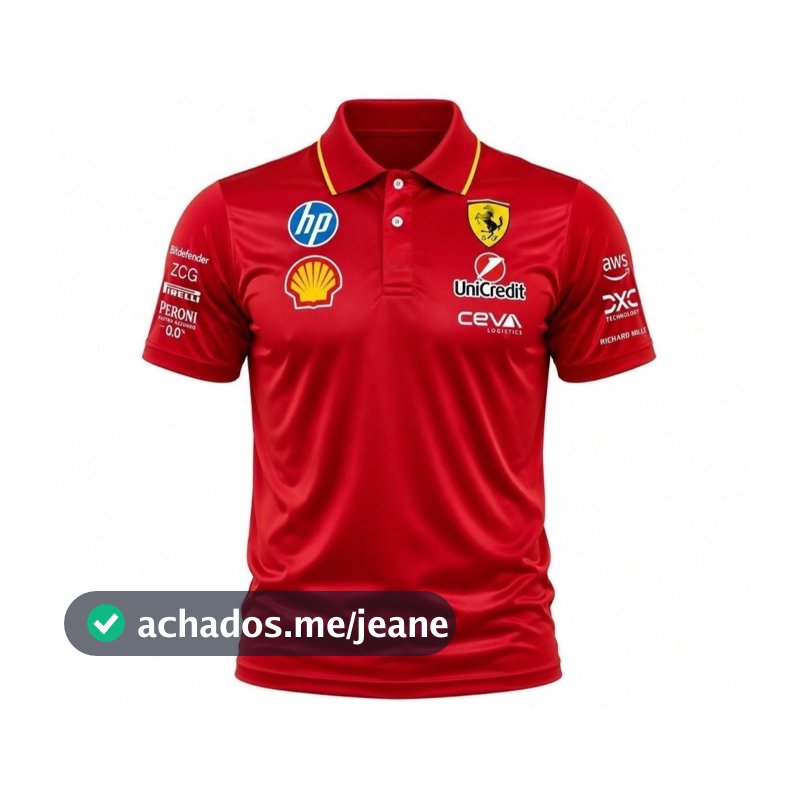 Camisa Polo Masculina com Tecido Dry Fit Confortável Automotiva secagem rapida