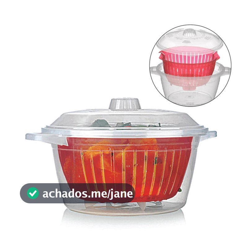 Panela para Microondas 2,6L Legumix Ideal para Cozinhar Legumes e Refeições Rápidas