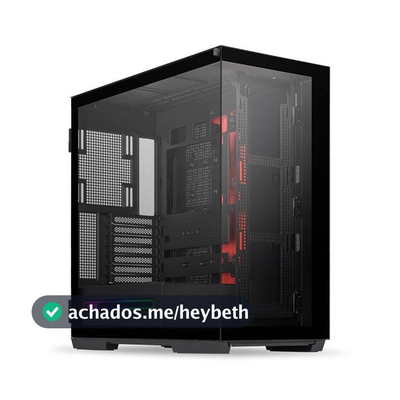 Gabinete Gamer Pichau Voyager One, Full-Tower, Lateral de Vidro, Com 1 frontal, Preto, PG-VY1-BK
