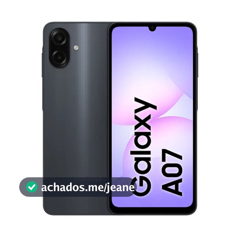 Smartphone Samsung Galaxy A07 6.7 128GB 4GB Câmera Dupla
