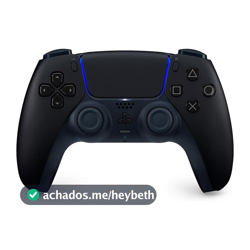 Controle sem fio DualSense™, Midnight Black