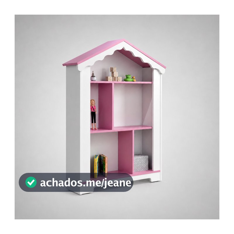 Estante Organizadora de Brinquedos Quarto Infantil Menina Blogueirinha MDF