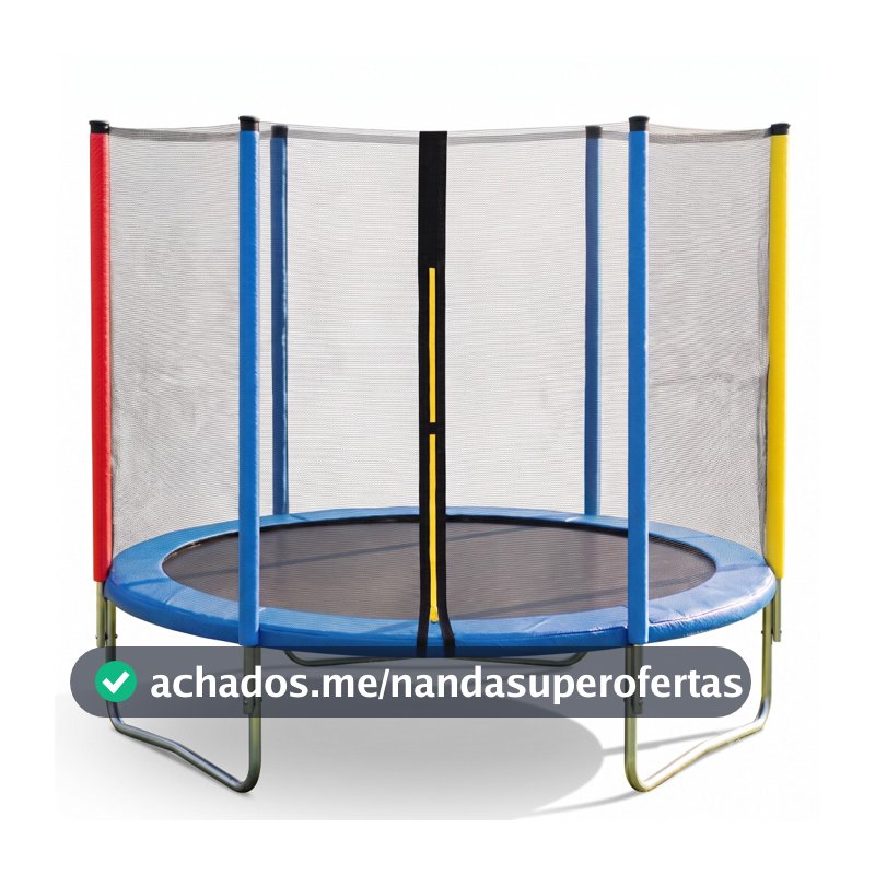 Cama Elástica Pula Pula Infantil Trampolim 1,8 Metros e 1,4 Metros