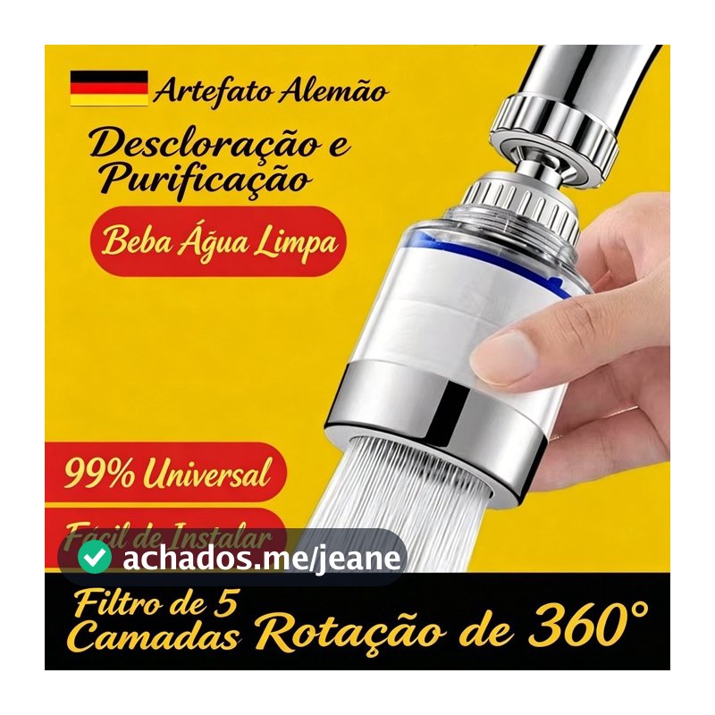 Filtro de Torneira com Purificador e Arejador