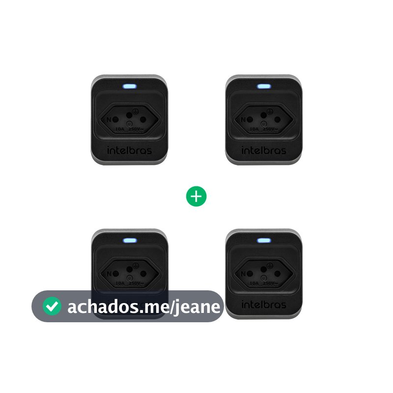 Kit Dispositivo de Proteção Elétrica EPS 301 Preto - 4 peças