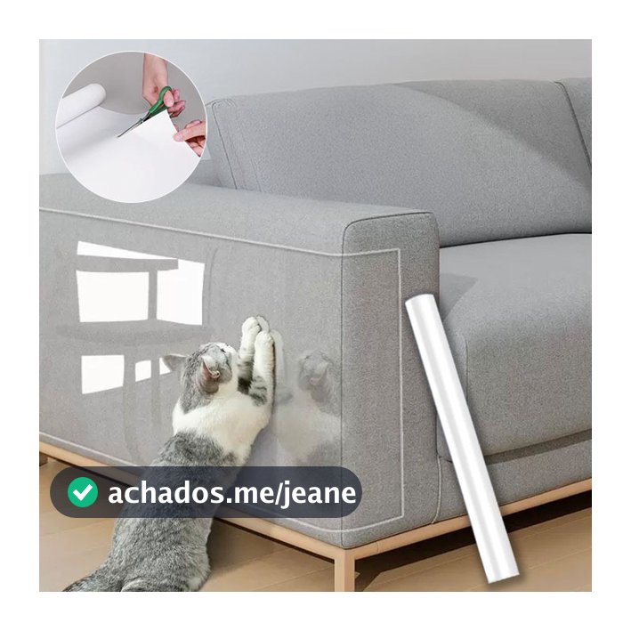 Rolo Adesivo firme anti-arranhão para Móveis de Gato Transparente Pelicula Protetor De Moveis