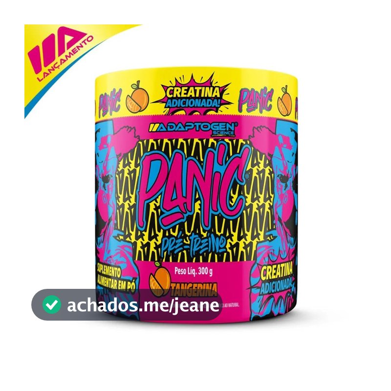 Pré treino Panic Adaptogen 300g