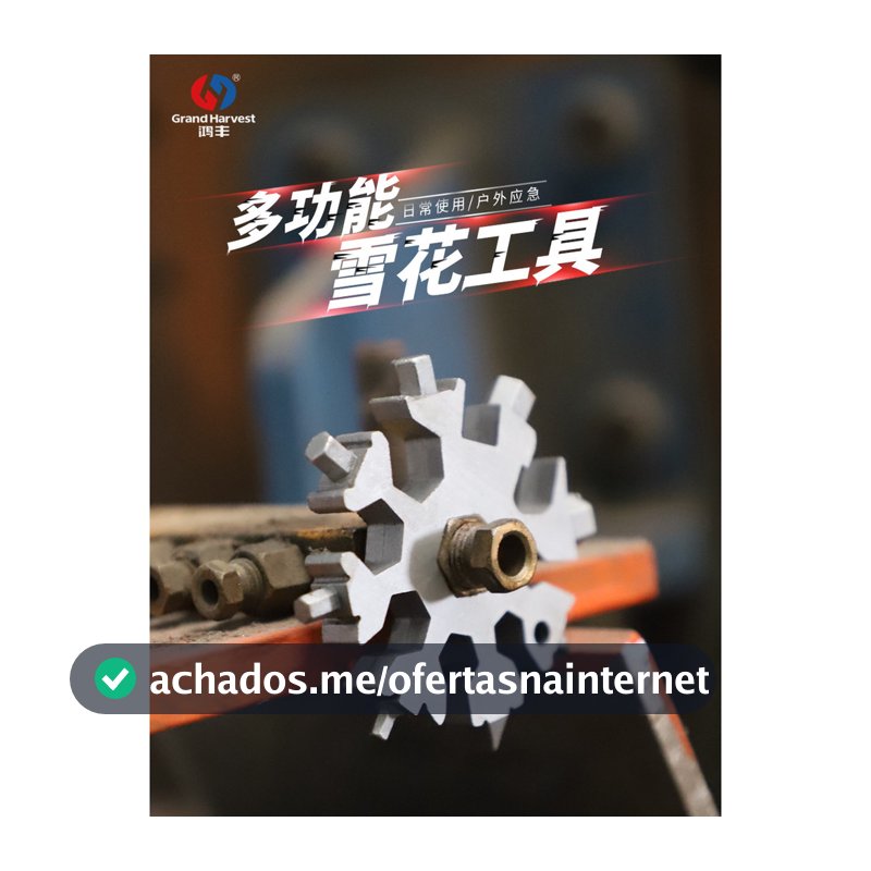 Hongfeng multifuncional chave de floco de neve Allen octogonal aço inoxidável portátil 18-em-1 ferramenta multiuso pinge