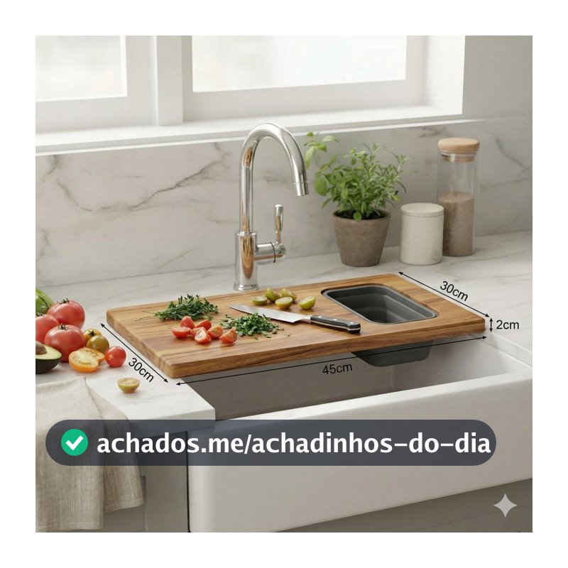 Tábua De Corte Em Bambu Com Recipiente 540 Ml – Multifuncional Para Churrasco E Cozinha