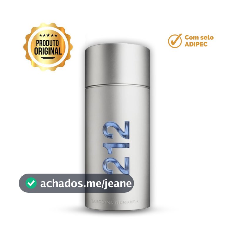 Perfume 212 Men Eau de Toilette Carolina Herrera Perfume Masculino 100ml Original
