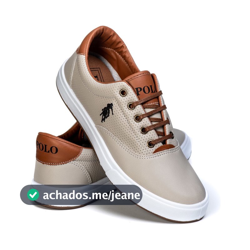Tenis masculino polo open casual moderno social confortável sapatenis macio versatil leve barato