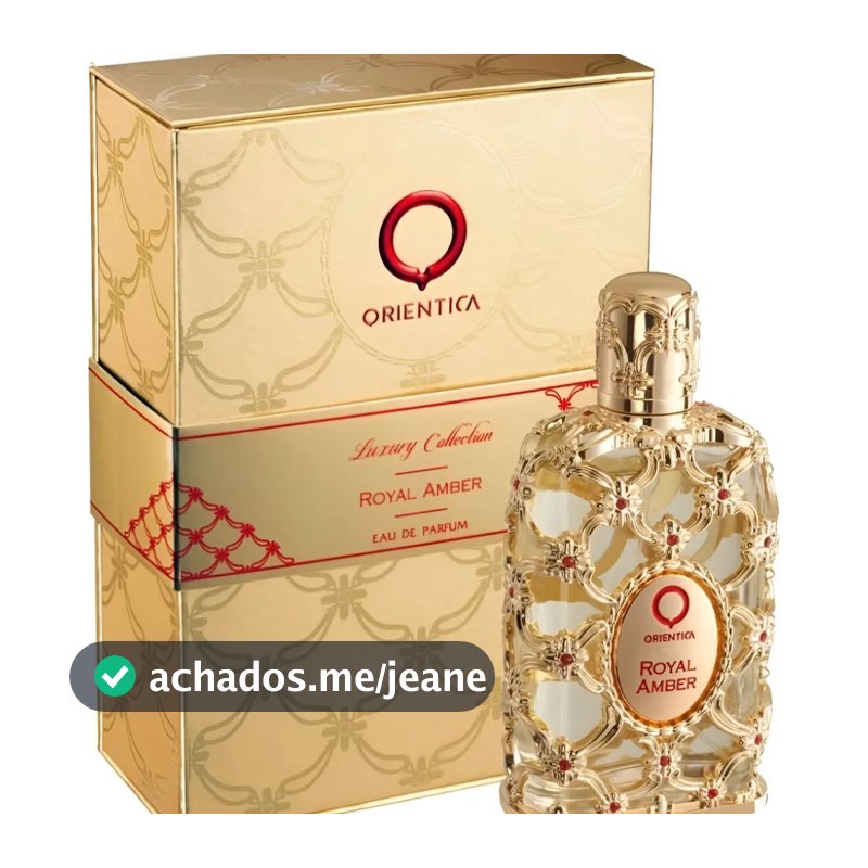 Perfume  Árabe  Royal Amber Orientica Luxury  80 ml