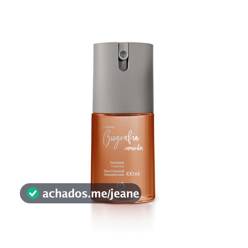 Desodorante Corporal Biografia Caminhos Feminino 100 ml
