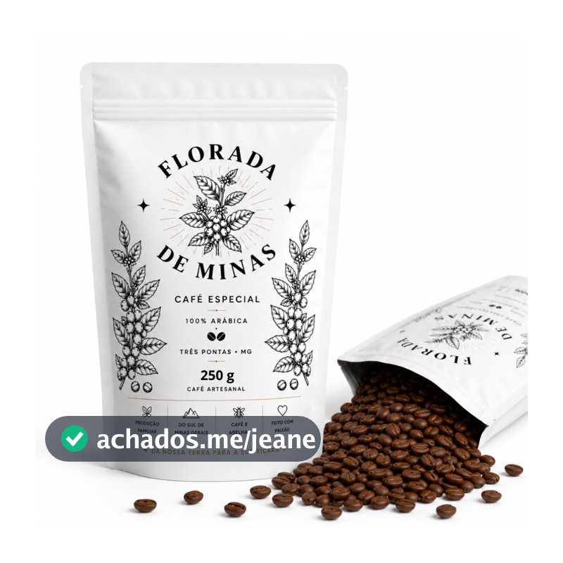 Café Especial em Grãos ou Moído 250g - 100% Arábica Torrado | Arara, Mundo Novo e Catuaí Vermelho - Sul de Minas