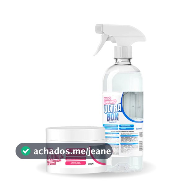 KIT ULTRA BOX + POLIMAX MANUTENÇÃO E POLIMENTO TUDO LIMPINHO