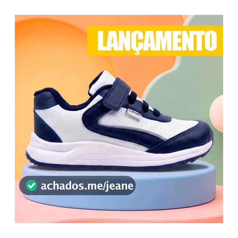 Tenis Infantil Menino Masculino Escolar Sapato Infantil Club Happy