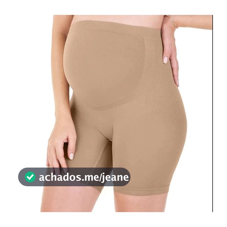 Bermuda para Gestante Maternity Sem Costura Zee Rucci - ZR0210002