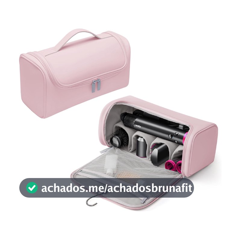 Bolsa de Transporte Secador Cabelo Escova Dyson Shark Philco com Compartimento para Acessórios