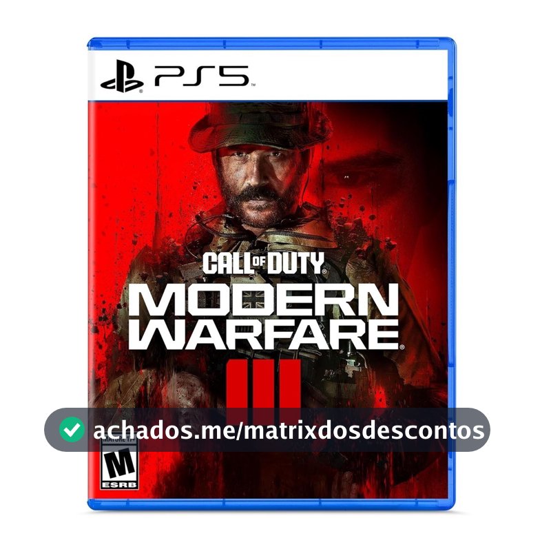Call of Duty Modern Warfare 3 PS5 Midia Fisica