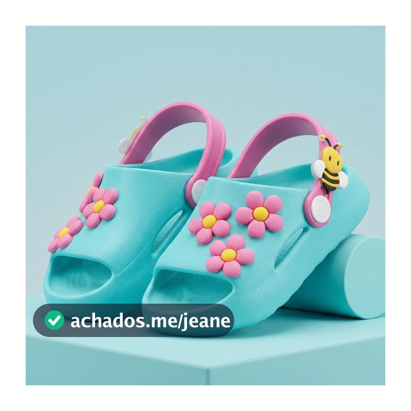 Chinelo Nuvem Infantil Menina Super Leve Macio Antiderrapante Confortável Slide