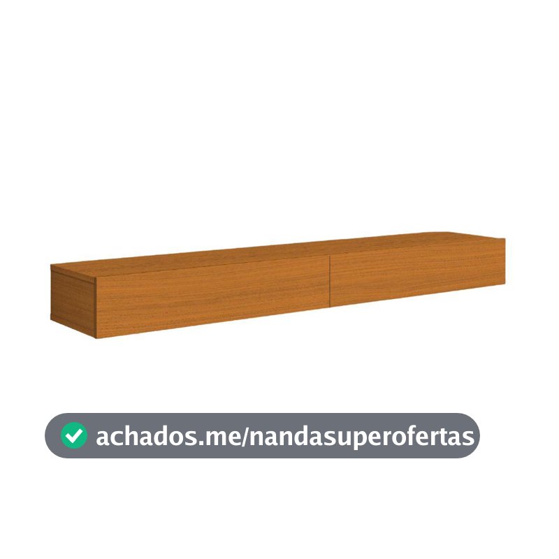 Rack Suspenso para Painel ou TV até 55 Polegadas 2 Portas 1,10m Egeo EDN