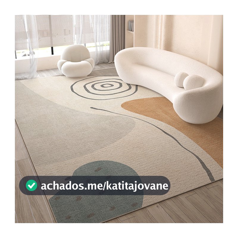 [Novo produto] Tapete leve e luxuoso simples para sala de estar, sensação de alta qualidade, sofá de área grande, mesa d